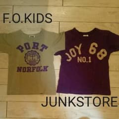 【JUNKSTORE/F.O.KIDS】Tシャツセット100㎝のサムネイル