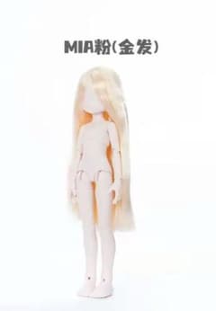 BONBON GALAXY サトウキビボディ PVC mia白 金髪×2　甘蔗体 BONBONGALAXY 甘蔗(カンショ)体 1/6ボディ mia粉肌 金色植毛 - メルカリ