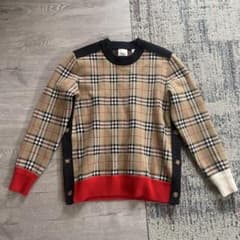 極美品 Burberry ニット M 現行タグ バーバリー - メルカリ