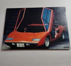 昭和レトロ ランボルギーニ カウンタック パネル 当時物 スーパーカー