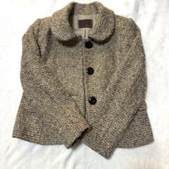 【極美品】ノンサンス ウール混 ループツイードジャケット ラメ糸のサムネイル