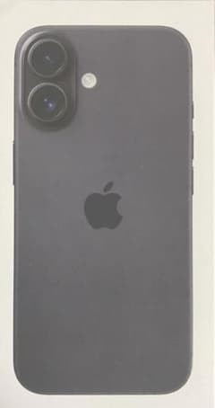 iPhone16 ブラック　128GB  新品未開封のサムネイル