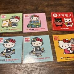 ヤマト運輸 ハローキティ 50周年記念 ステッカー 6枚セット