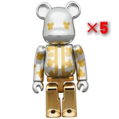 BE@RBRICK メ組はっぴ 銀メッキ 100% 5個セット  ノベルティのサムネイル