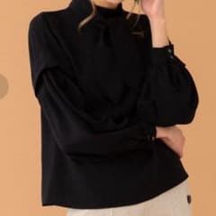 美品✨UNITED TOKYO 3wayボウタイネック ブラウス ブラック - メルカリ
