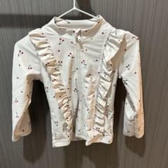 チェリー柄フリル付きラッシュガードのサムネイル