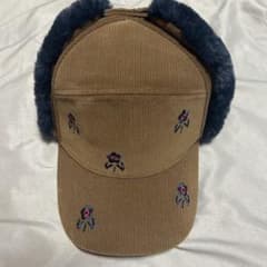 正規品）Vivienne Westwoodコーデュロイ×ボア フラップキャップ