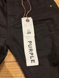 PURPLE BRAND ブラック デニムパンツ 29サイズのサムネイル