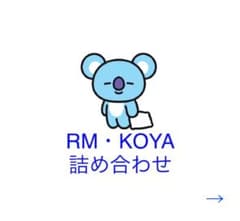 BTS tinytan bt21 RM·KOYA 포장(12점)