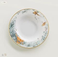 エルメス スーププレート〈赤道直下のスケッチ〉2点セット 新品未使用