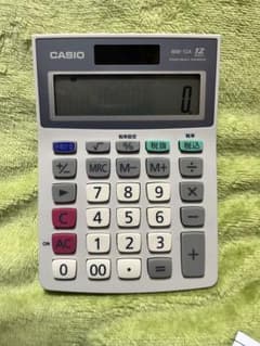 【美品】CASIO 電卓　MW-12Aのサムネイル