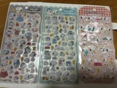 スヌーピー シール 3枚セット カミオジャパン