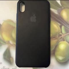 純正iPhone XS Maxシリコンケース (黒)のサムネイル