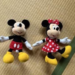 Disney ミッキー＆ミニー ぬいぐるみ 2体セット - メルカリ