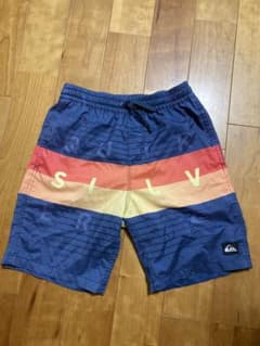 Quiksilver サーフパンツ M/12 ネイビー/オレンジのサムネイル