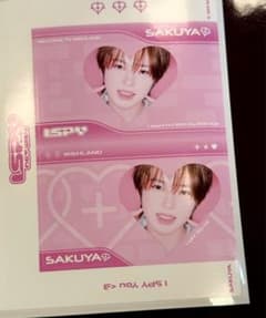 NCT WISH I SPY ポップアップ MD カードカバーステッカー サクヤ