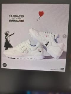 1 / 4 SANGACIO BRANDALISED ホワイトスニーカー - メルカリ