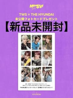 TWS THE HYUNDAI 未公開フォトカードセット 全9種 TWS THE HYUNDAI 未公開フォトカード 全9種セット - メルカリ