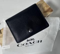 【未使用】COACH  名刺入れ  カードケース  本革  ロゴ付き プレゼントのサムネイル