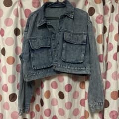 クロップド丈 デニムジャケット Gジャンのサムネイル