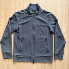 美品】JOSEPHジョゼフ グレー ジップアップジャケット L ワッフル 