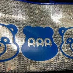 AAA スパンコールバッグ 青のサムネイル