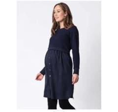 ★美品★ Seraphine 授乳口付 マタニティワンピースのサムネイル