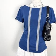 y2k❤️ BURBERRY BLUE LABEL チェックリボンロゴカットソー - メルカリ