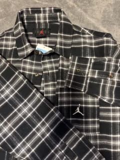 【新品値引き】JORDAN ジョーダン チェックポロシャツ NIKEメンズ 秋服のサムネイル