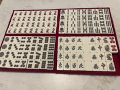 麻雀セット ハードケース付き　伝統デザインのサムネイル