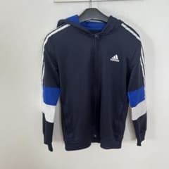 adidas ネイビー パーカー 160cmのサムネイル