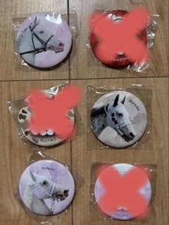 なめこ様専用⭐︎白毛ファミリー　缶バッジ　まとめ売りのサムネイル