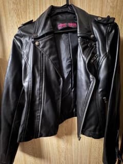 ROSE FAN FAN ブラック ライダースジャケットのサムネイル