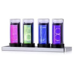 ヴィンテージ LED ニキシー管風 時計 デジタル ディスプレイ APP