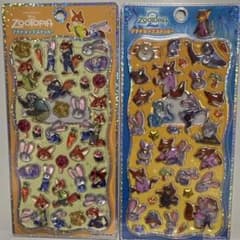 ズートピア プチドロップステッカー 2種セットのサムネイル
