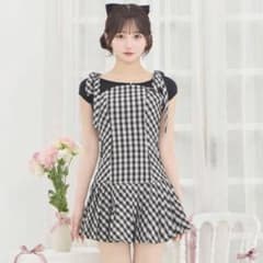 michellMacaron チェック柄 ミニワンピースのサムネイル
