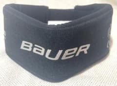 BAUER ネックガード ジュニア S/M 黒 アイスホッケーのサムネイル