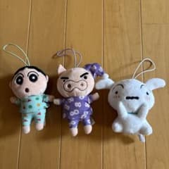 クレヨンしんちゃん ぬいぐるみ マスコット 3種セットのサムネイル