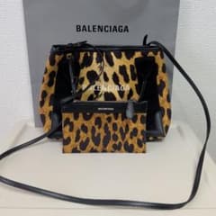 BALENCIAGAバレンシアガ カバス レオパード 2way ショルダーバッグ BALENCIAGAバレンシアガ カバス レオパード 2way ショルダーバッグ