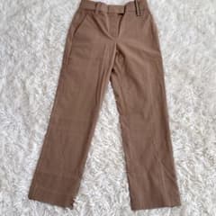 美品 BRUNELLO CUCINELLI モニーレ装飾 パンツ 38 ブラウン