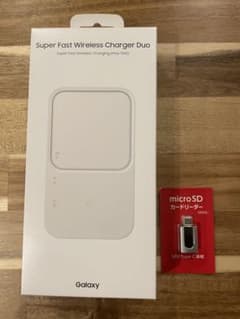Galaxy　 ワイヤレス充電器　マイクロsdカードリーダー付きのサムネイル