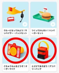 ハッピーセット「なりきりマクドナルド」のサムネイル
