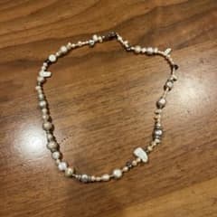 淡水パール　ネックレス　手作りのサムネイル