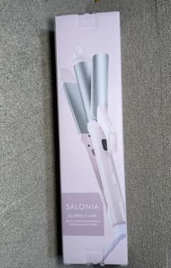 【新品未開封】SALONIA グロッシーケア 2WAYヘアアイロン 32mmのサムネイル