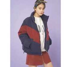 H&M ツートン　バイカラー　ダウンジャケットのサムネイル