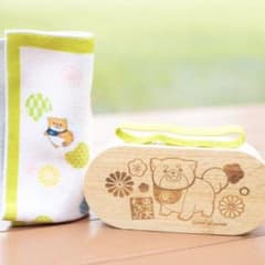 【新品】忠犬もちしば くっつく風呂敷付きお弁当箱