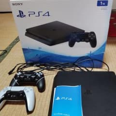 PlayStation4 ブラック 1TB CUH-2000B 互換パッド2個 - メルカリ