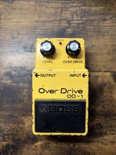 80年代製造　BOSS Over Drive OD-1 銀ネジ　ビンテージ品のサムネイル