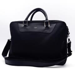 ペッレモルビダ 2way キャピターノ ビジネスバッグ ロゴ レザー A4　黒 ペッレモルビダ キャピターノ 2way ビジネスバッグ A4 レザー 黒