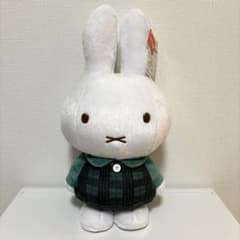 ミッフィー ぬいぐるみ 特大サイズ　タータンチェック　タグ付のサムネイル